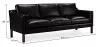 Sofa gestoffeerd in kunstleer - 3 zits - Benzion image 7