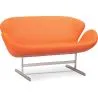 Gebogen Sofa - Gestoffeerd in Kunstleer - 2 zits - Svin image 7