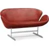 Gebogen Sofa - Gestoffeerd in Leer - 2 zits - Svin image 7