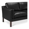 Sofa gestoffeerd in kunstleer - 3 zits - Benzion image 7