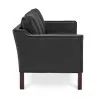 Sofa gestoffeerd in kunstleer - 3 zits - Benzion image 7