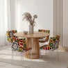 Eetkamerstoel - Transparante poten - Gestempeld ontwerp - Miss stijl image 7