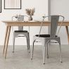 Stalen eetkamerstoel - industrieel ontwerp - nieuwe editie - Stylix image 7