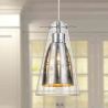 Plafondlamp - Hanglamp - Staal en Glas - Apollo image 7