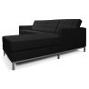 Design Chaise Lounge - Bekleed in leer - Sama image 7