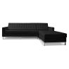 Design Chaise Lounge - Bekleed in leer - Sama image 7