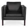 Fauteuil met armleggers - Bekleed in leer - Betzalel image 7