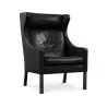 Design Fauteuil met Voetenbankje - Bekleed in Leder - Micah image 7