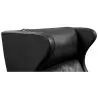 Design Fauteuil met Voetenbankje - Bekleed in Leder - Micah image 7