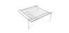 Vierkante Salontafel - Glas - 15 mm - Billo image 7