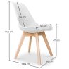 Bureaustoel - Eetkamerstoel - Scandinavische Stijl - Denisse image 7