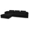 3-zits gestoffeerde chaise lounge - stoffen bekleding - Boretti image 7