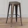 Industriële Ontwerp Barkruk - Hout & Staal - 76cm - Stylix image 7