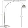 Vloerlamp met marmeren voet - Woonkamerlamp - Bouw image 7