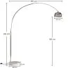 Vloerlamp met marmeren voet - Woonkamerlamp - Bouw image 7