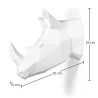 Origami Neushoorn kop - Hars image 7