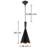 Plafondlamp - Hanglamp - Industrieel ontwerp - Uitgebreid image 7