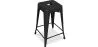 Barkruk industrieel ontwerp - mat staal - 60cm - Stylix image 7