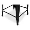 Barkruk industrieel ontwerp - mat staal - 60cm - Stylix image 7