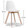 Eetkamerstoel - Scandinavische stijl - Denisse image 7