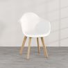 Eetkamerstoel met armleuningen - Scandinavische stijl - Dominic image 7