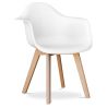 Eetkamerstoel met armleuningen - Scandinavische stijl - Dominic image 7