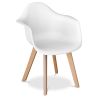 Eetkamerstoel met armleuningen - Scandinavische stijl - Dominic image 7