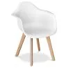 Eetkamerstoel met armleuningen - Scandinavische stijl - Dominic image 7