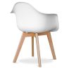 Eetkamerstoel met armleuningen - Scandinavische stijl - Dominic image 7