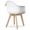 Eetkamerstoel met armleuningen - Scandinavische stijl - Dominic image 7