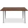 Rechthoekige eettafel - Industrieel - Industrieel ontwerp - Hout - Tawny image 7