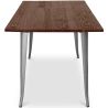 Rechthoekige eettafel - Industrieel - Industrieel ontwerp - Hout - Tawny image 7