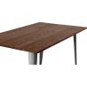 Rechthoekige eettafel - Industrieel - Industrieel ontwerp - Hout - Tawny image 7