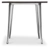 Vierkante Eettafel - Industrieel Ontwerp - Hout & Metaal - Stylix image 7