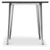 Vierkante Eettafel - Industrieel Ontwerp - Hout & Metaal - Stylix image 7