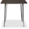 Vierkante Eettafel - Industrieel Ontwerp - Hout & Metaal - Stylix image 7