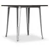 Vierkante Eettafel - Industrieel Ontwerp - Hout & Metaal - Stylix image 7