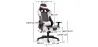 Bureaustoel met armleuningen - Bureaustoel met wielen - Gamer - Guy image 7