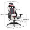 Bureaustoel met armleuningen - Bureaustoel met wielen - Gamer - Guy image 7