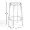 Transparante Ontwerp Kruk - 65cm - Arthur image 7