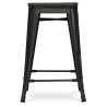 Barkruk - Industrieel Ontwerp - Hout & Staal - 60cm - Stylix image 7