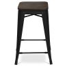 Barkruk - Industrieel Ontwerp - Hout & Staal - 60cm - Stylix image 7