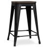 Barkruk - Industrieel Ontwerp - Hout & Staal - 60cm - Stylix image 7