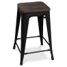 Barkruk - Industrieel Ontwerp - Hout & Staal - 60cm - Stylix image 7