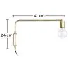 Wandlamp - Gouden buis - Siena image 7