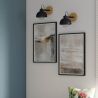 Wandlamp - Scandinavische Stijl - Metaal en Hout - Syla image 7