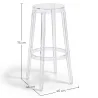 Transparante Design Kruk - 75cm - Arthur image 7