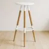 Houten barkruk - Scandinavisch ontwerp - Matu image 7