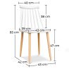 Houten eetkamerstoel - Scandinavisch ontwerp - Joy image 7
