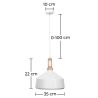 Plafondlamp - Hanglamp - Hout en Metaal - Wind image 7